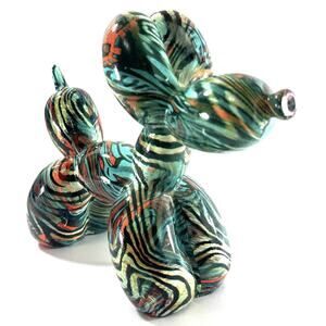 Graffiti Balloon Dog Sculpture Statue Figure Art Home Decor Colorful Resin